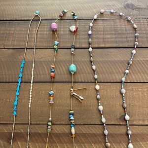 Trio of Long Necklaces